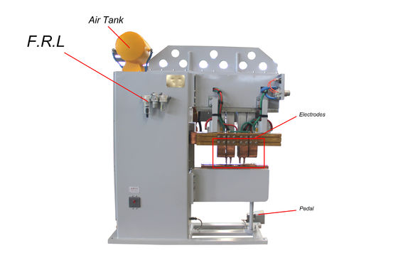 Schweißmaschine für das Multi-Head-Spot-Schweißen von Blechmetall 3500N 415V CE-Genehmigung