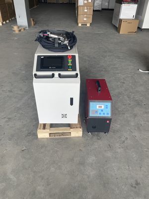 Industrielle Schweißmaschine aus Edelstahl mit optischer Faser